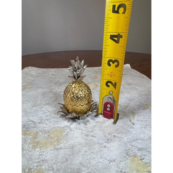 Lexox Williamsburg Pineapple Hinged Trinket Box Ornament - Picture 8 of 8